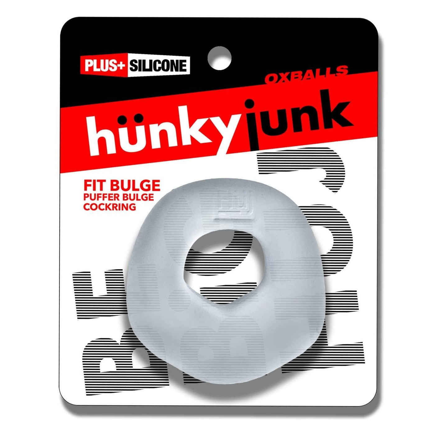 Oxballs Hünkyjunk, Fit Bulge Cockring, Clear Steam