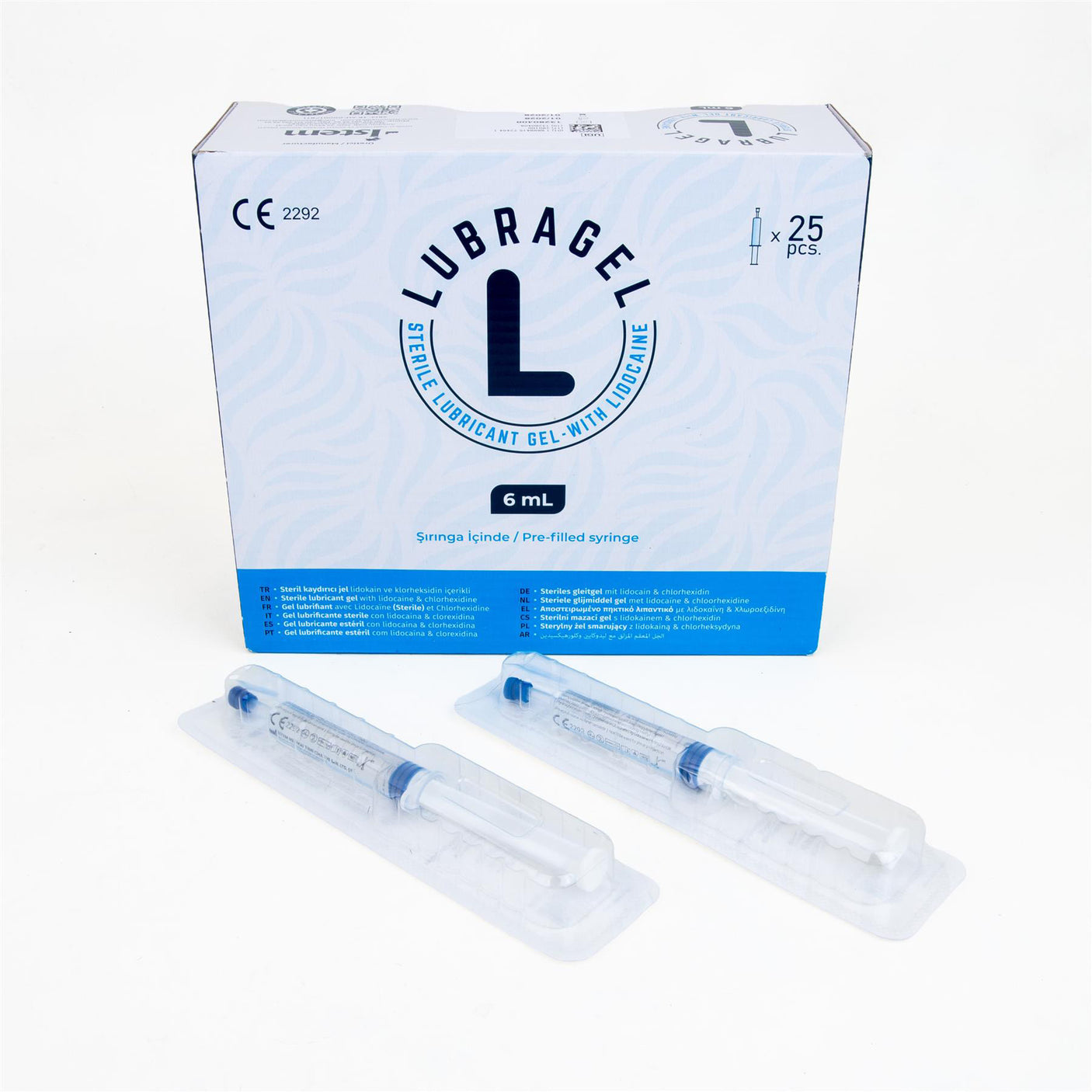 Lubragel Sterile Desensitizing gel 6ml, Box of 25