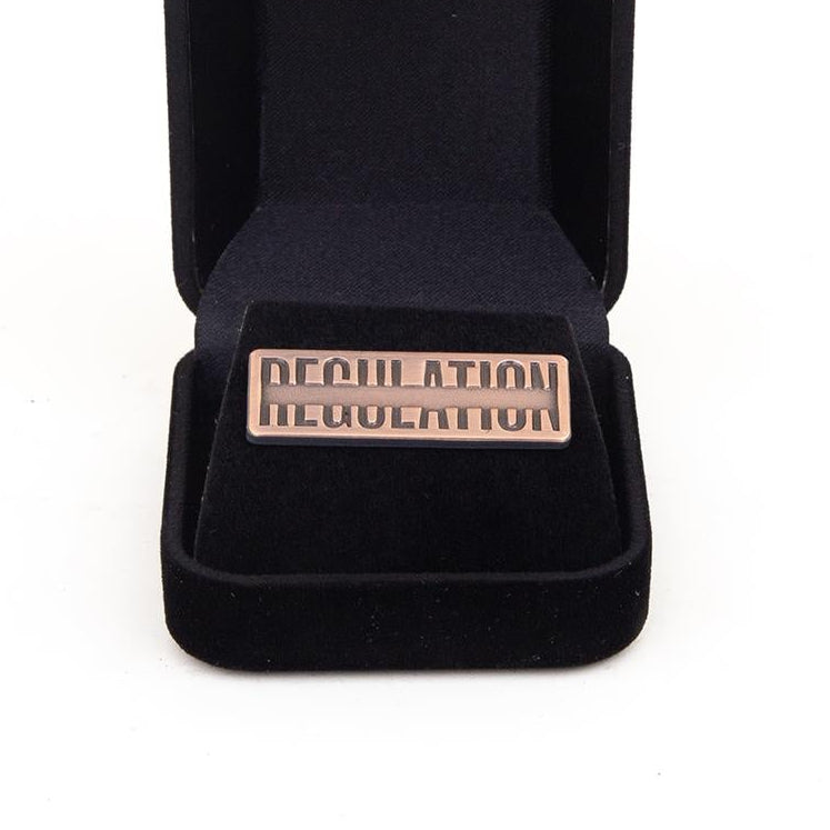 REGULATION Logo Pin Nr. 002, Limitierte Auflage