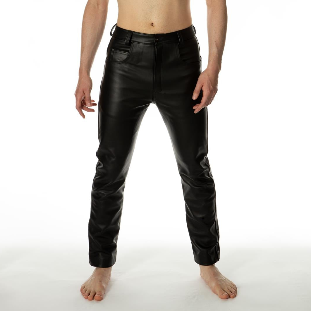 R212 Leather Jeans // Made to order