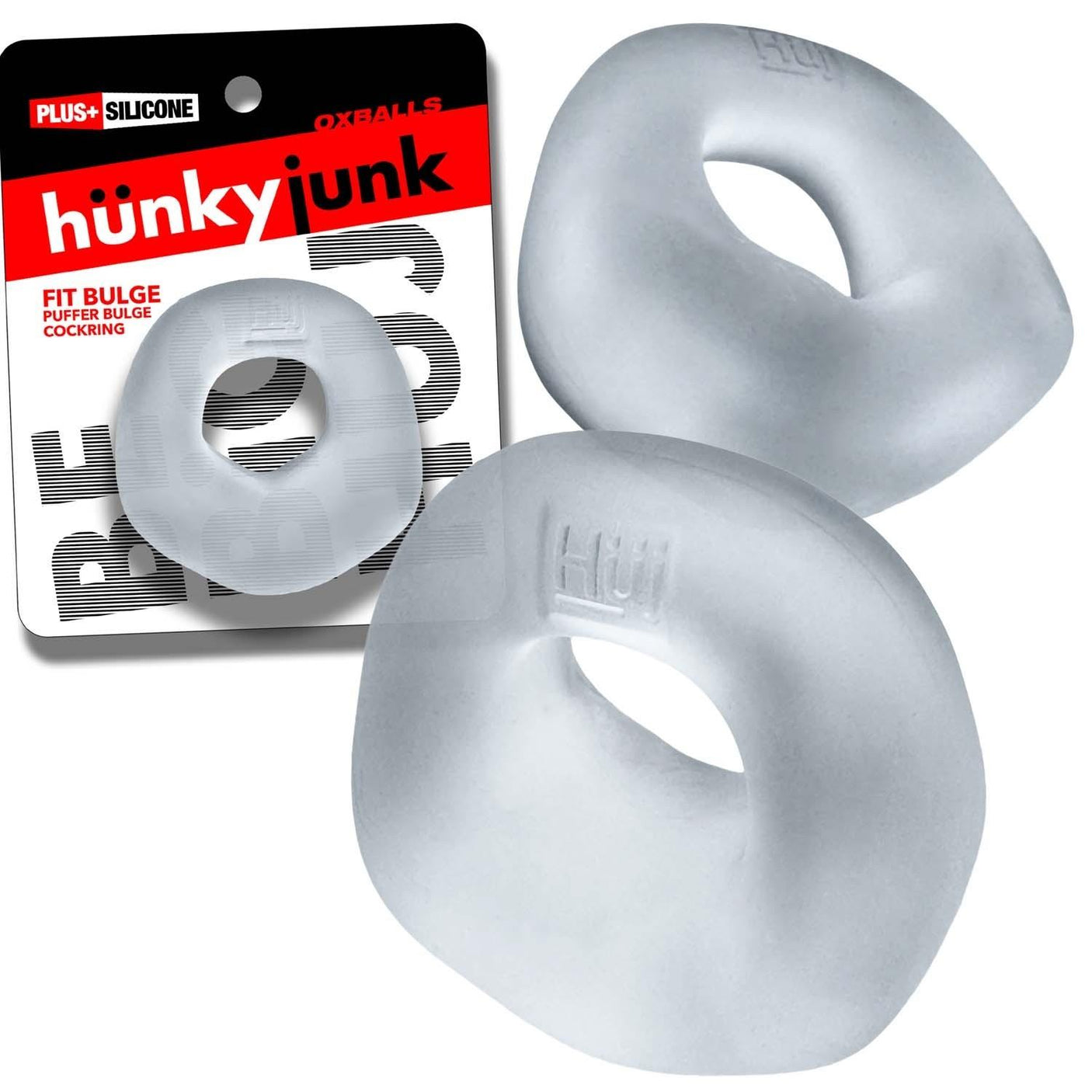 Oxballs Hünkyjunk, Fit Bulge Cockring, Clear Steam