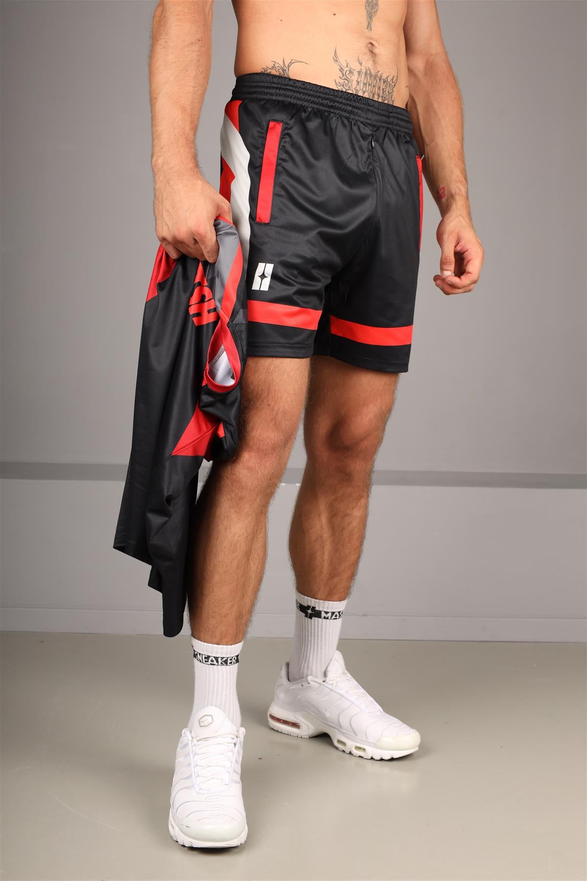 SNKRFTSH Sports Thru Zip Short SF24/7, Red