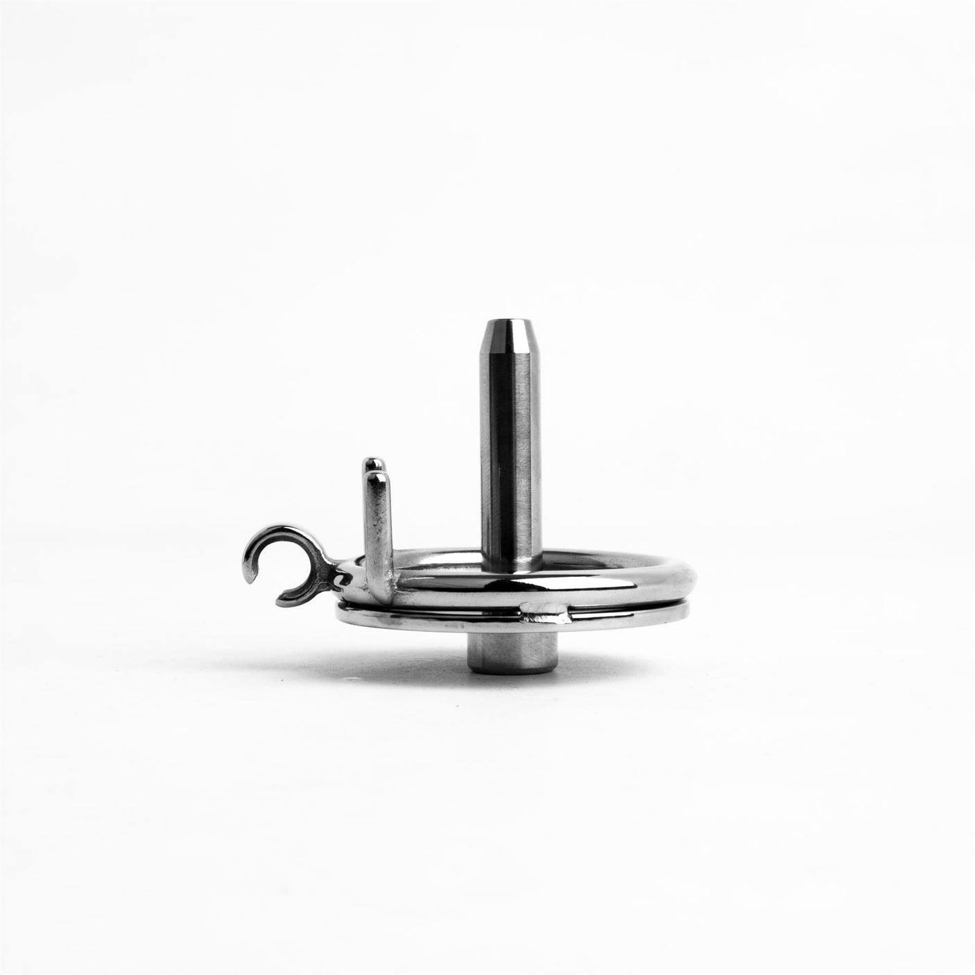 Chastity Cage 176D, Flat Lid and Urethral Insert
