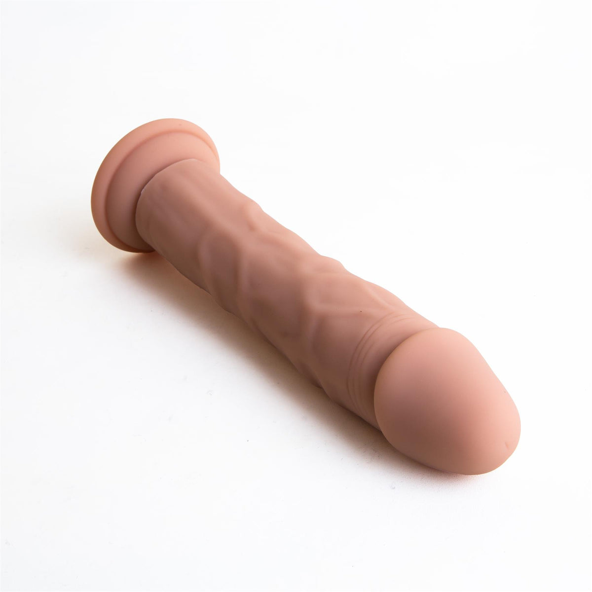 REGULATION Realisms, Vac-U-Lock Suction Cup Dildo, 7", Flesh