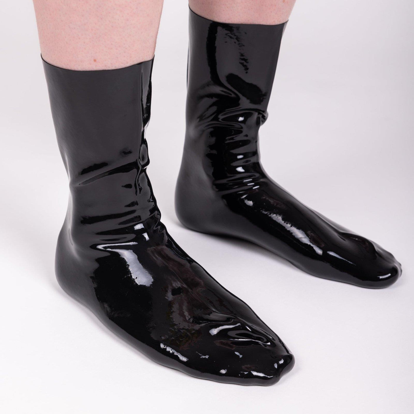 Premium Heavy Rubber Socks, Black, 0.6mm