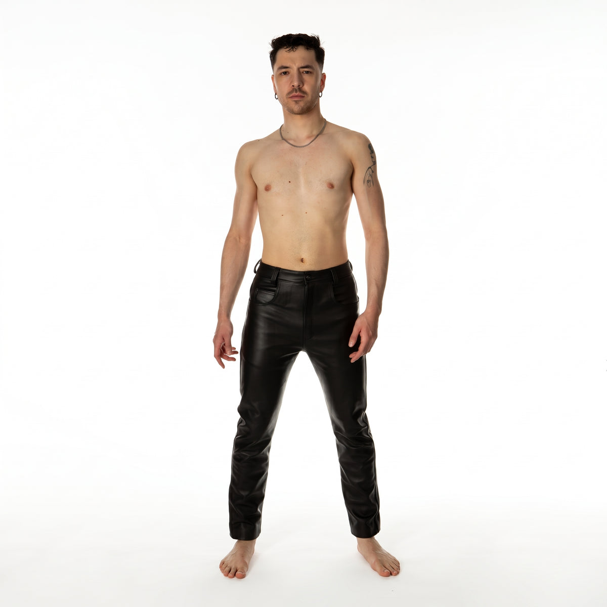 R212 Leather Jeans // Made to order