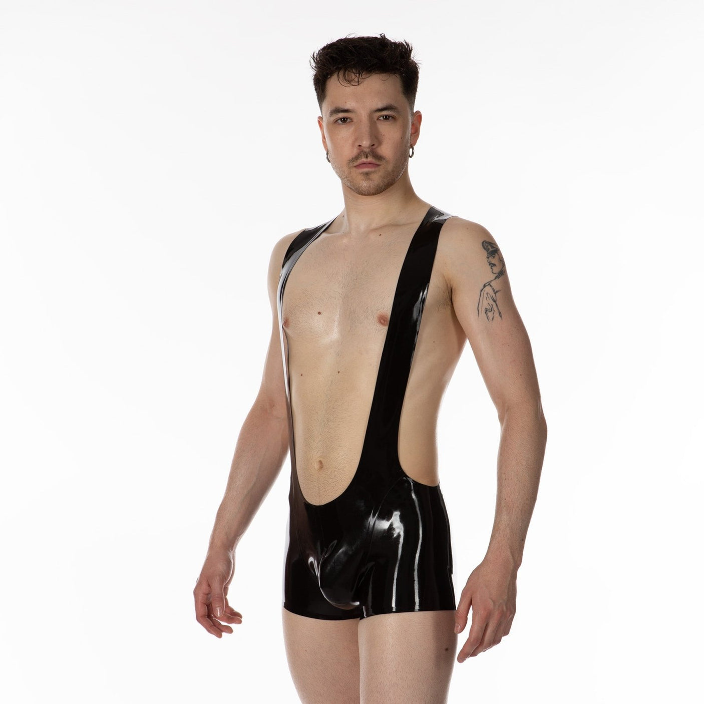 Backless Rubber Wrestling Suit from REGULATION.
