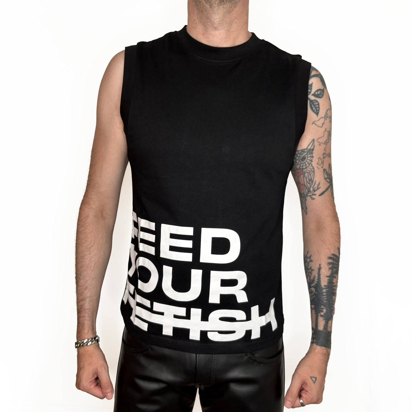 REGULATION "Feed Your Fetish" Tank, Black