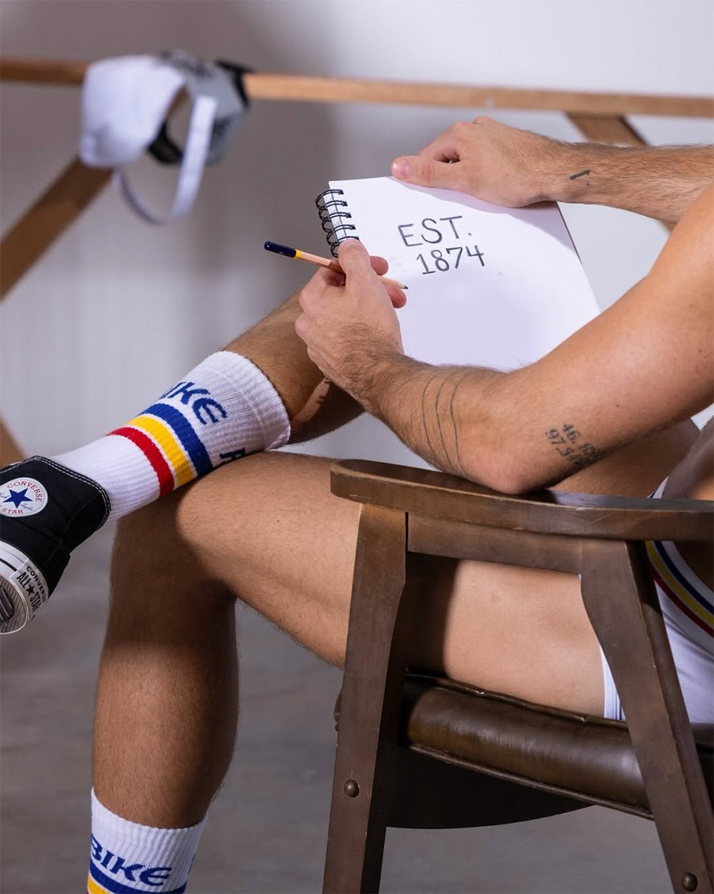 BIKE Crew Socks from Bike Athletic.