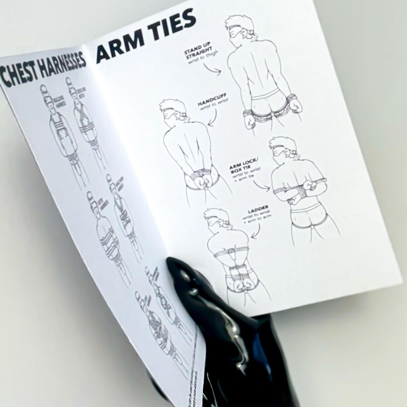 Bondage 101 V2, A5 Zine from James Newland Illustration.