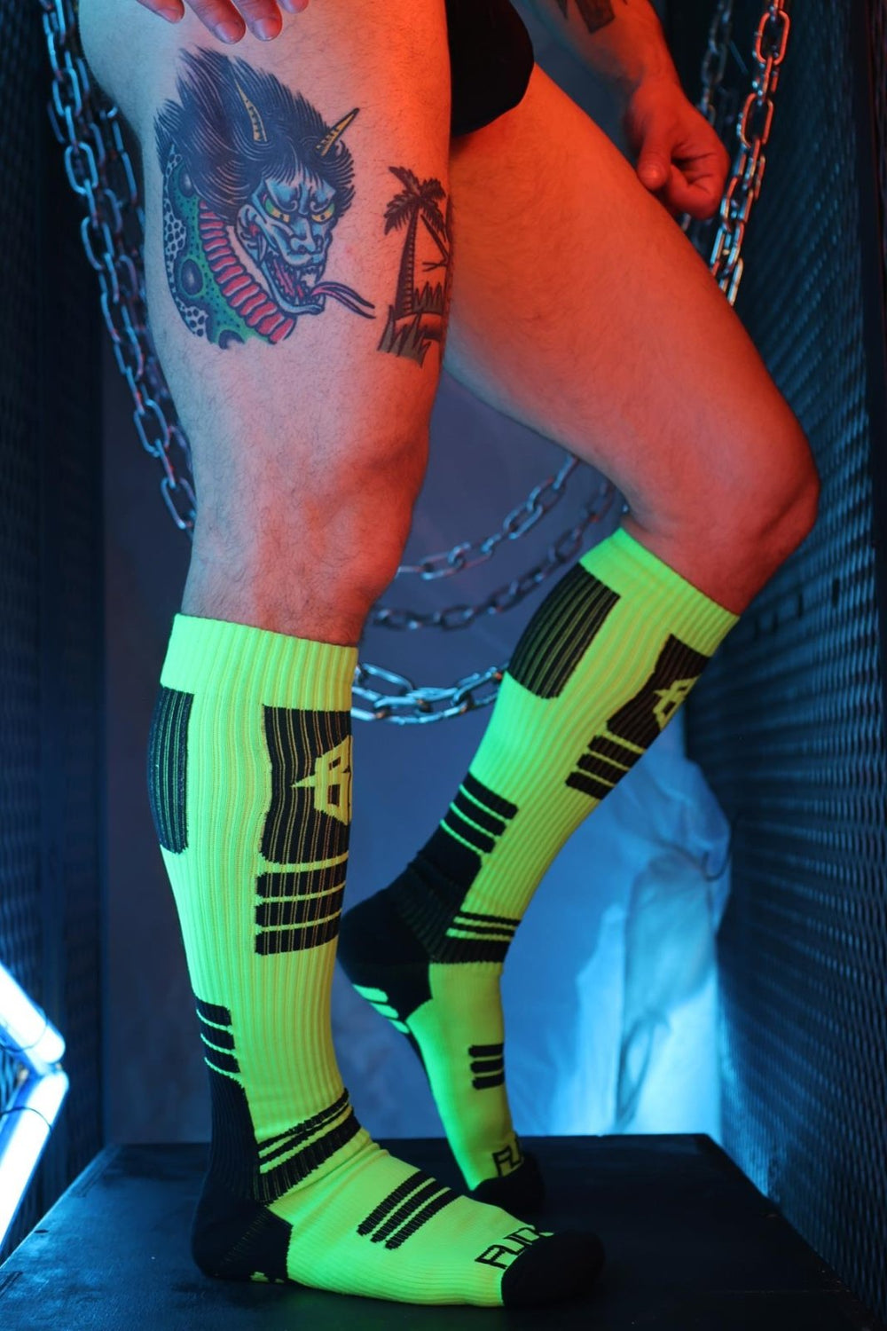 Breedwell Hypnotix Socks, Neon Green from Breedwell.