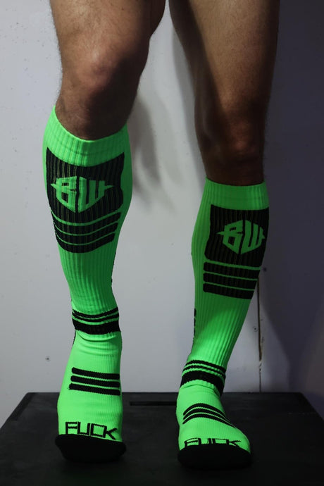 Breedwell Hypnotix Socks, Neon Green from Breedwell.