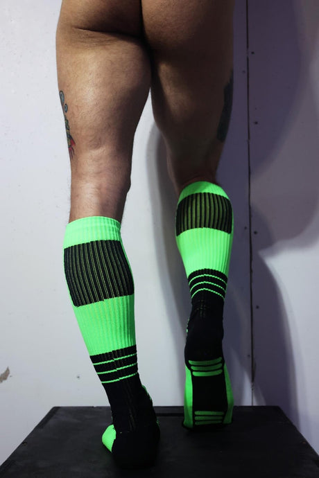 Breedwell Hypnotix Socks, Neon Green from Breedwell.