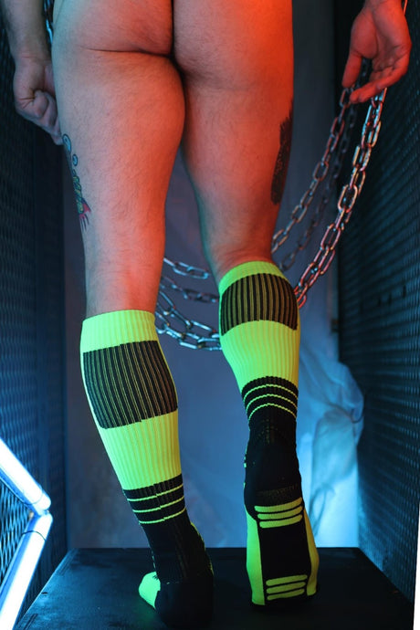 Breedwell Hypnotix Socks, Neon Green from Breedwell.