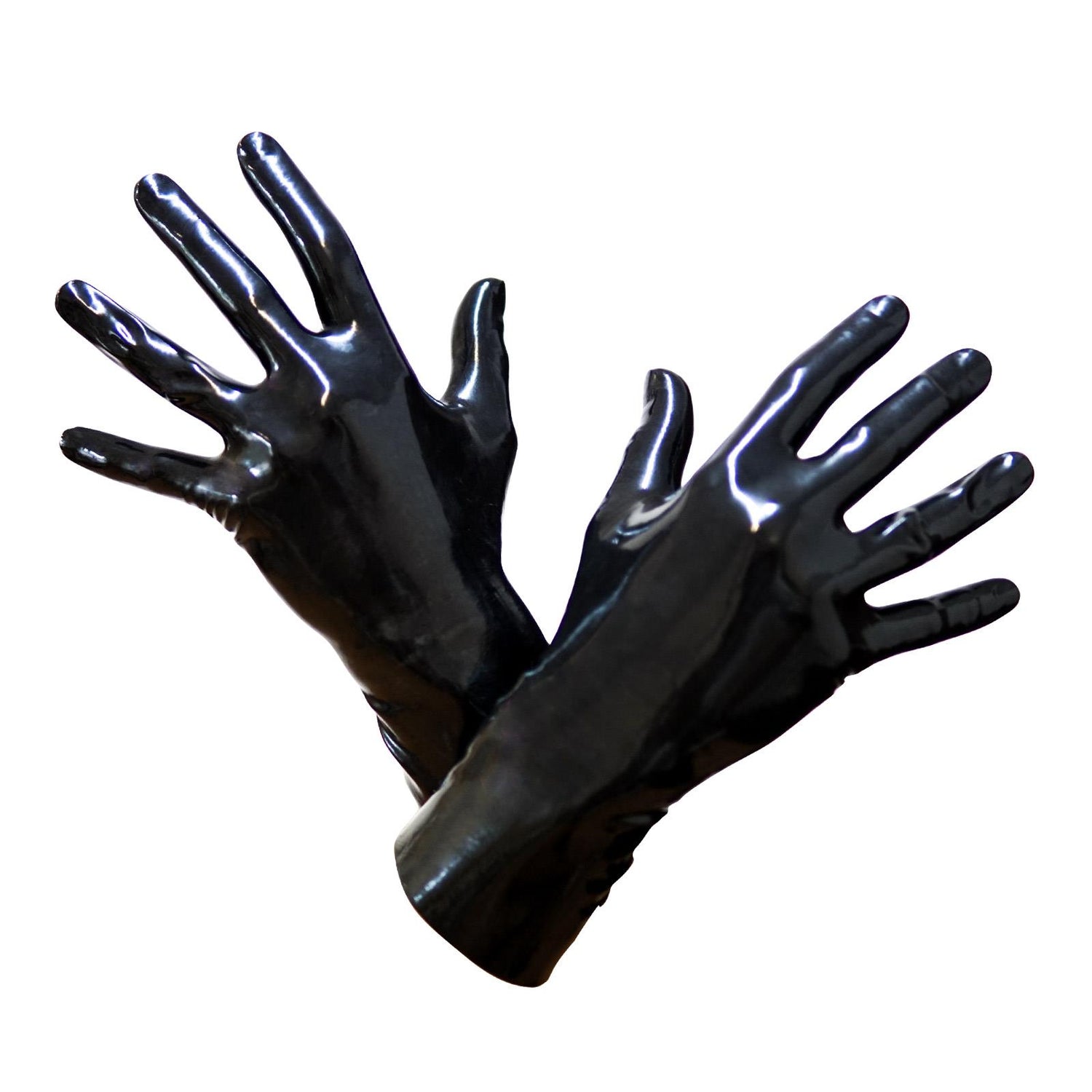Latexhandschuhe, Schwarz 0,4mm