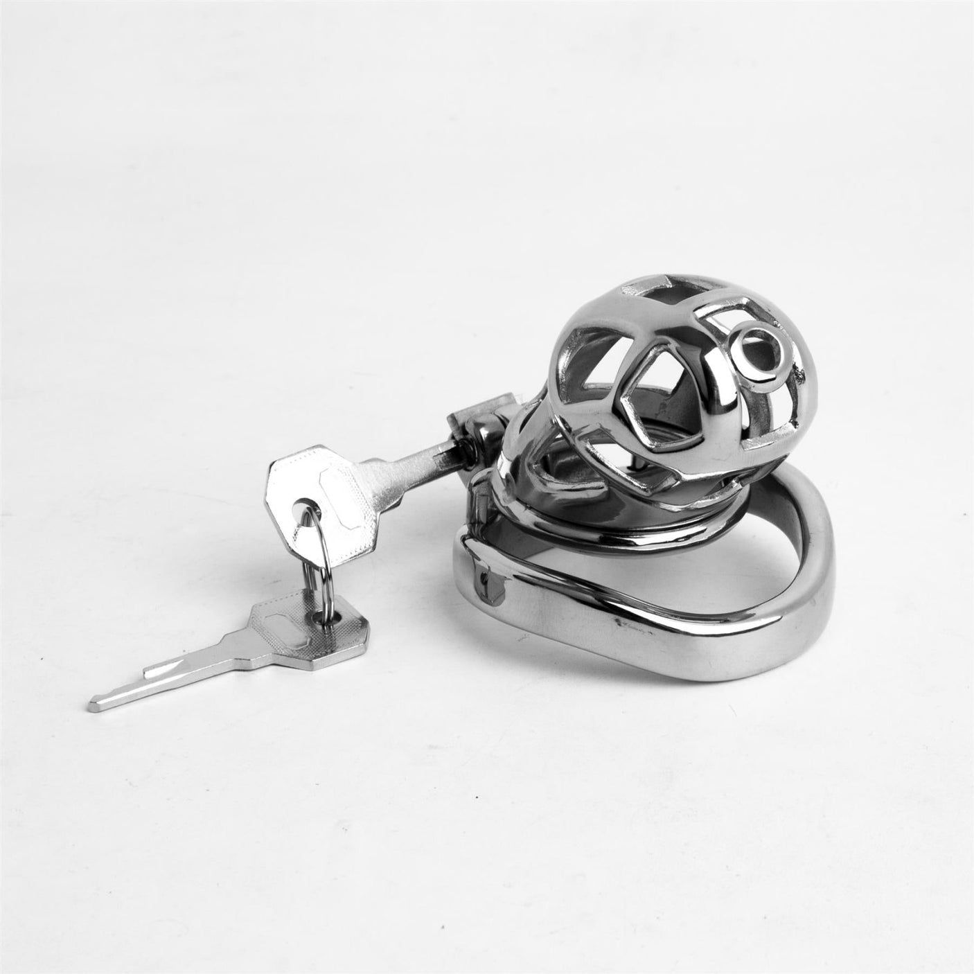 Chastity Cage Bundle 4, 2-Head Set from SM Domain.