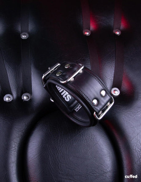CUFFED Neck Leathstraint, Black from Cuffed.