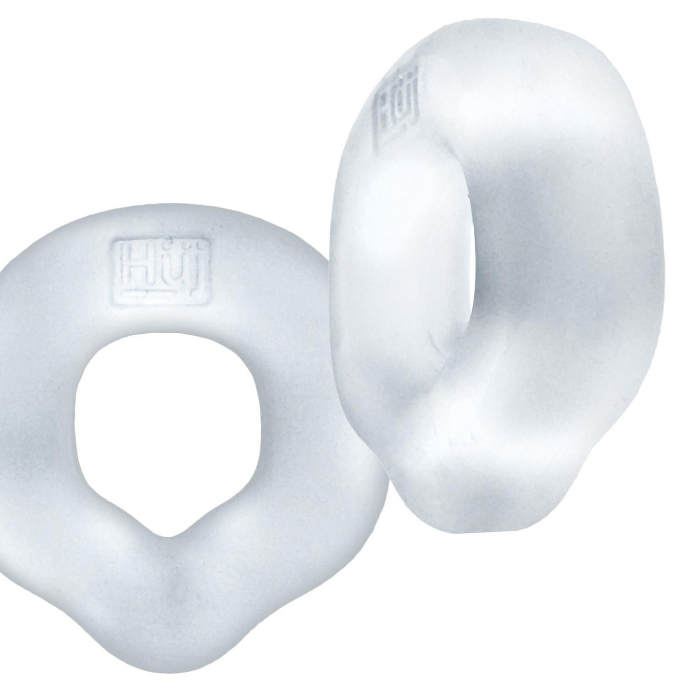 Oxballs Hünkyjunk, Fit Grips Cockrings 2 Pack, Clear
