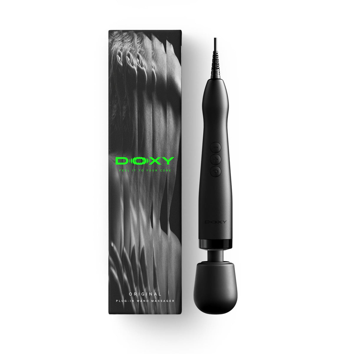 DOXY 2.0 Wand Massager, Plug-In, Black