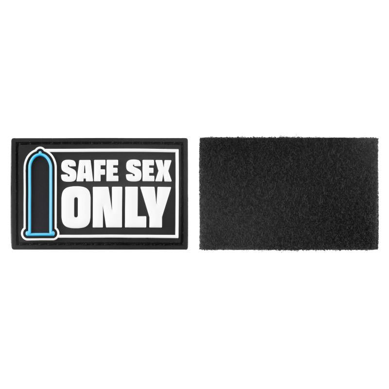 Velcro Fetish Tag, SAFE SEX ONLY