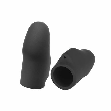 ELECTRASTIM Explorer, Silicone Noir Electro Finger Sleeves from ElectraStim.