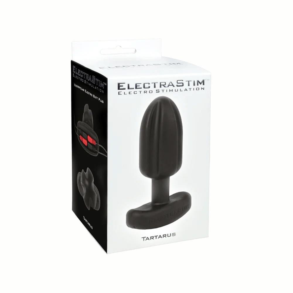 ELECTRASTIM Tartarus, Silicone Noir Quadripolar Butt Plug from ElectraStim.