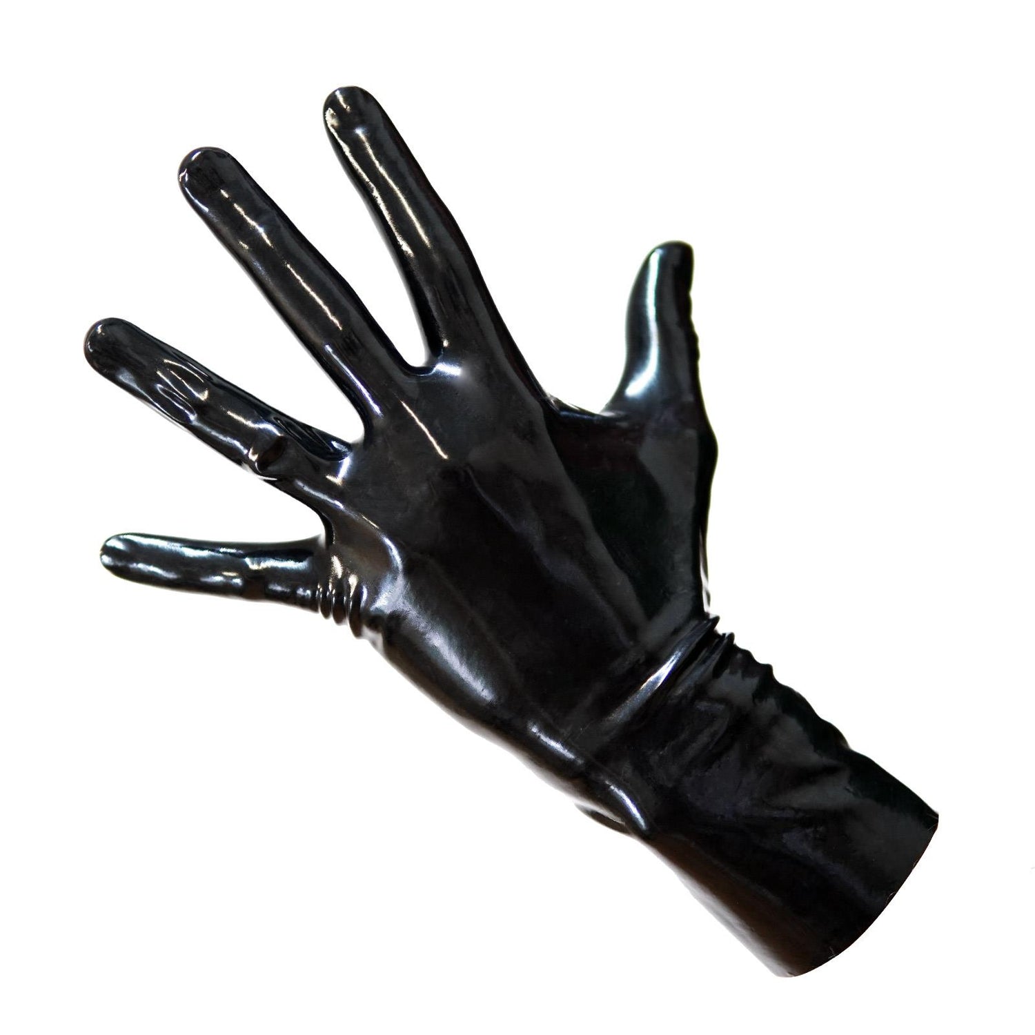 Latexhandschuhe, Schwarz 0,4mm