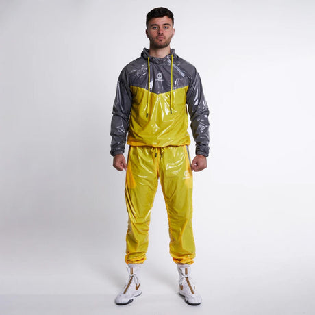 GymPro Sweat Suit, Yellow/Grey from GymPro.