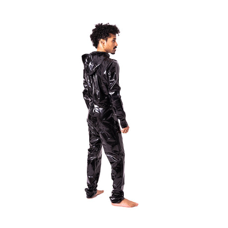 Hooded Vinyl Catsuit, Black from REGULATION.