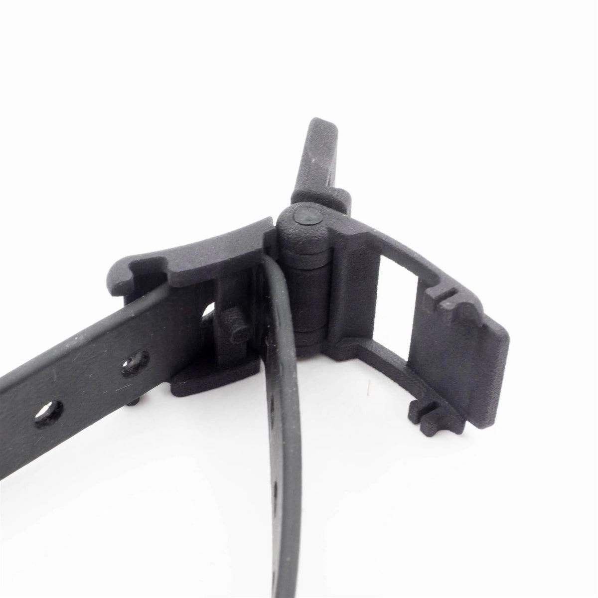 Kink-lock Magnetic Snap Gag Strap, Black from Silencilicone.