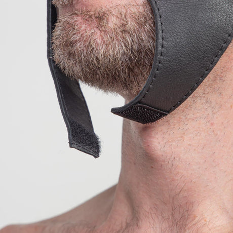Leather Face Cover - No Eyes from Fetters.