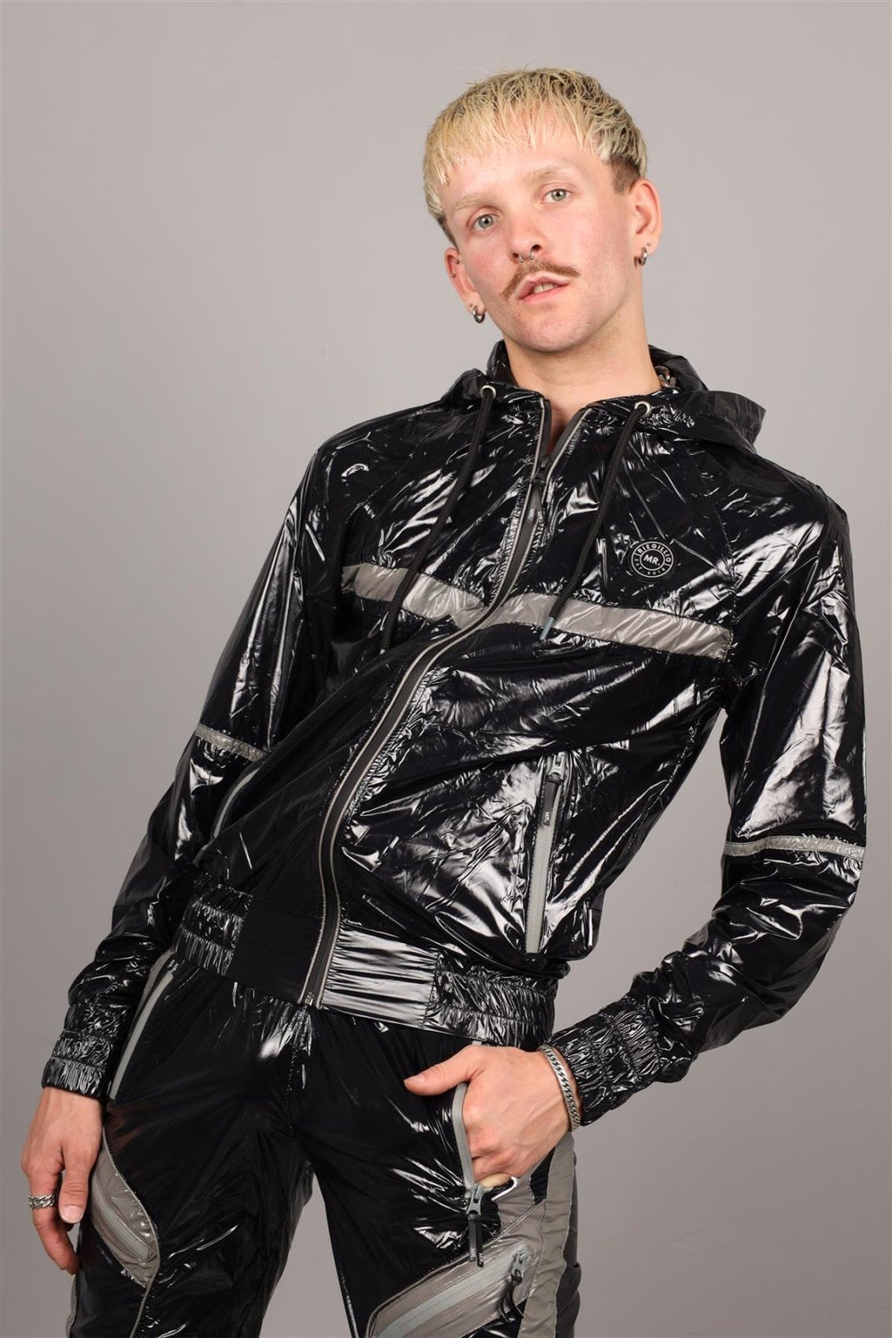 Mr. Riegillio Base Track Top, Grey from Mr. Riegillio.