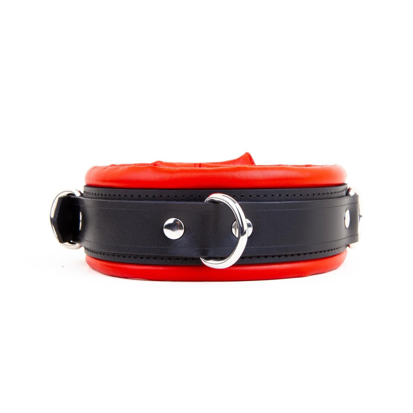 Padded Leather Collar 5cm from REGULATION.