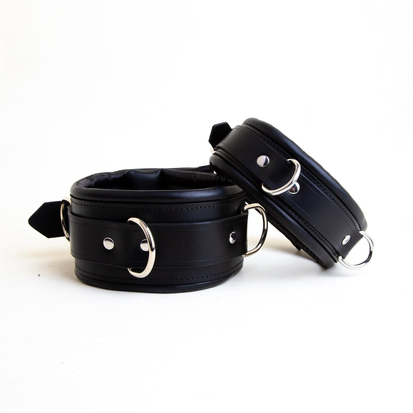 Padded Leather Collar 5cm from REGULATION.