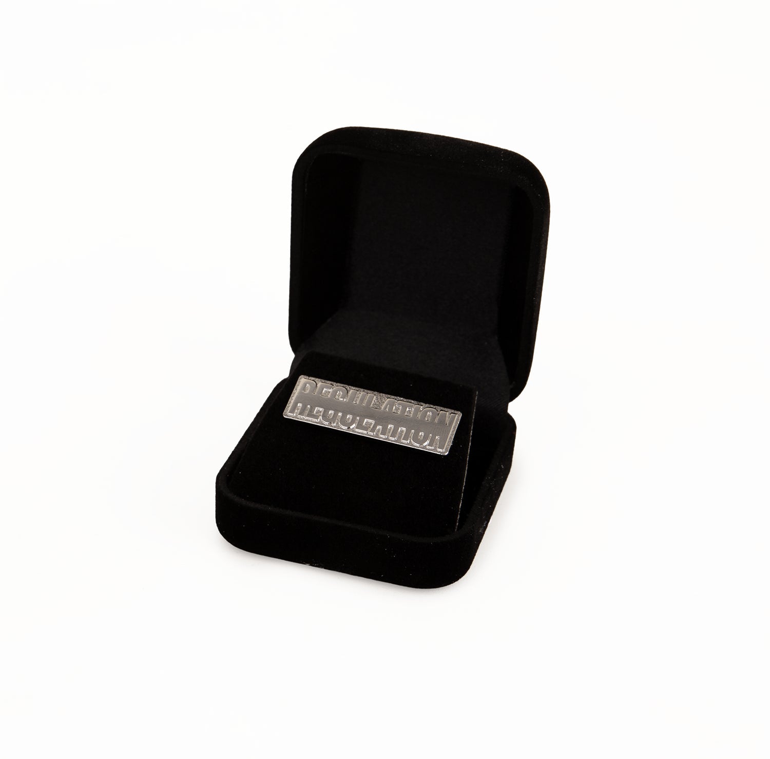 REGULATION Collectors Logo Pin, Silver, No. 003 from REGULATION.