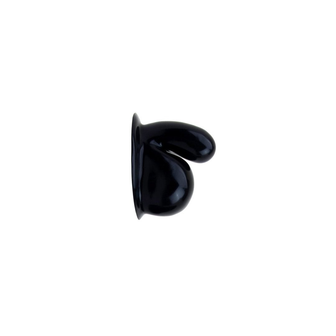 Rubber Chastity Sheath, Black, 3.5mm - 4mm, S from Elastic - Dreams.