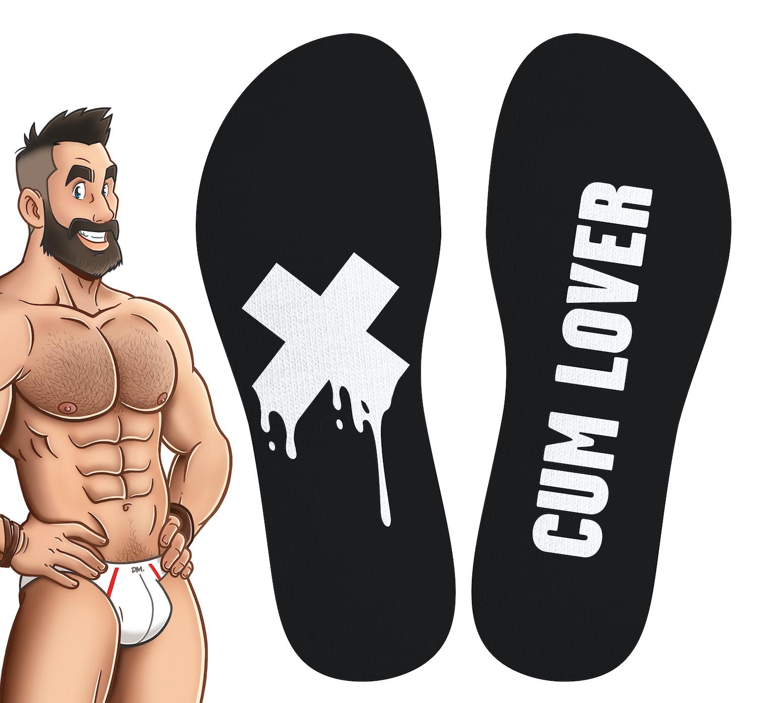 SNEAKXX "Cum Lover" Skater Socks from SneakXX.
