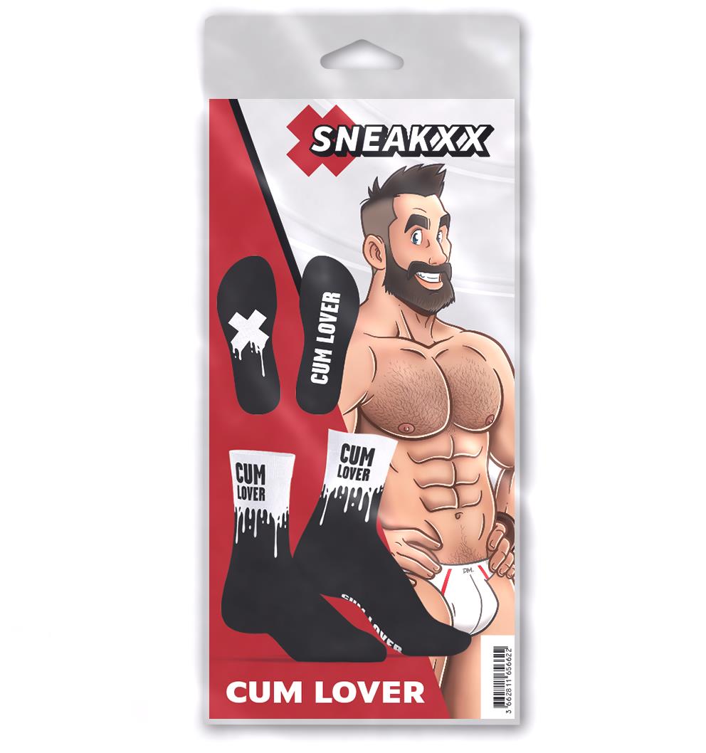 SNEAKXX "Cum Lover" Skater Socks from SneakXX.