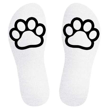 SNEAKXX "Paw" Skater Socks, White from SneakXX.