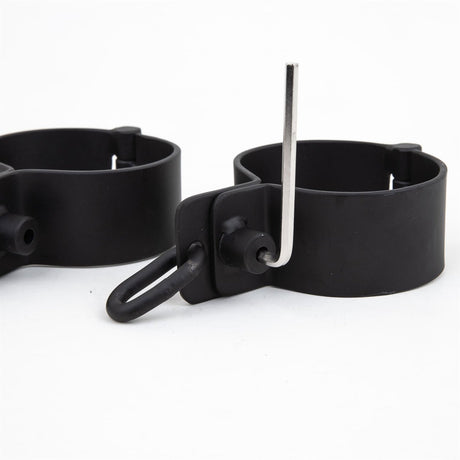 Steel Ankle Cuff - Pair, Black from Fetters.