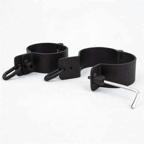 Steel Ankle Cuff - Pair, Black from Fetters.
