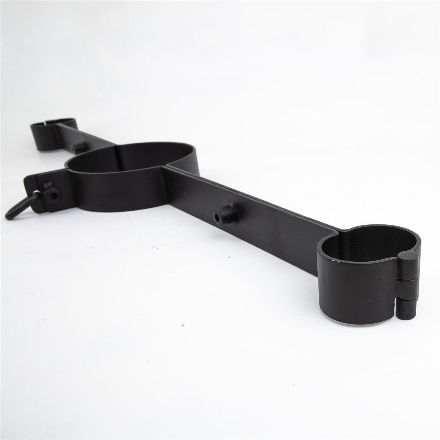 Steel wrist to neck restraint, Black from Fetters.