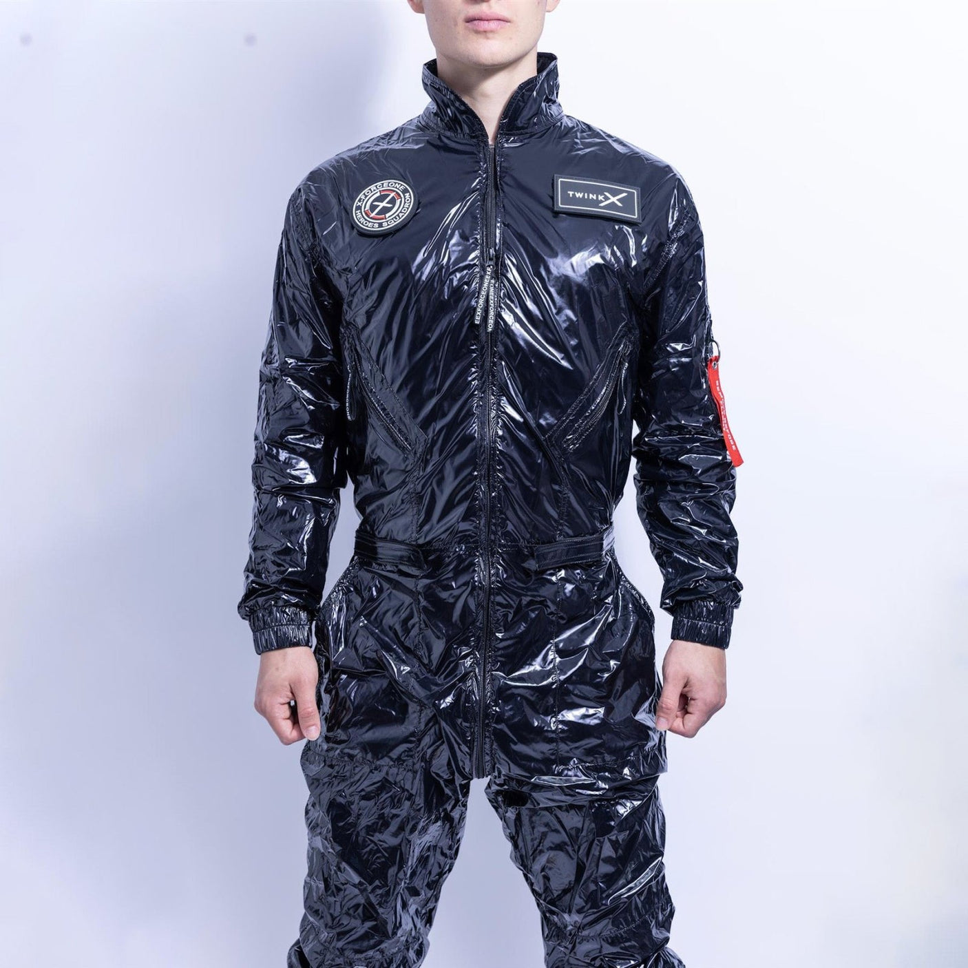 Twink X X - Force Flight Suit, Shiny Black from Twink X.