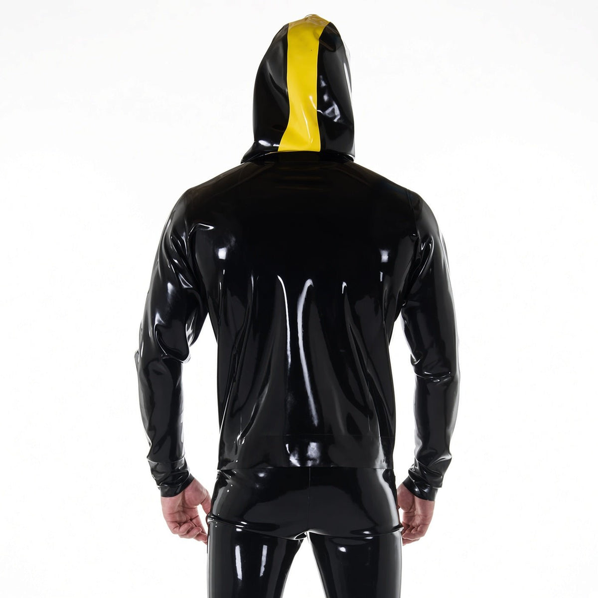 Zip Up Rubber Hoodie // Made to Order from REGULATION.
