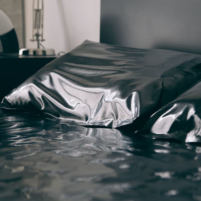 Latex Rubber Pillow Case, Black from REGULATION.