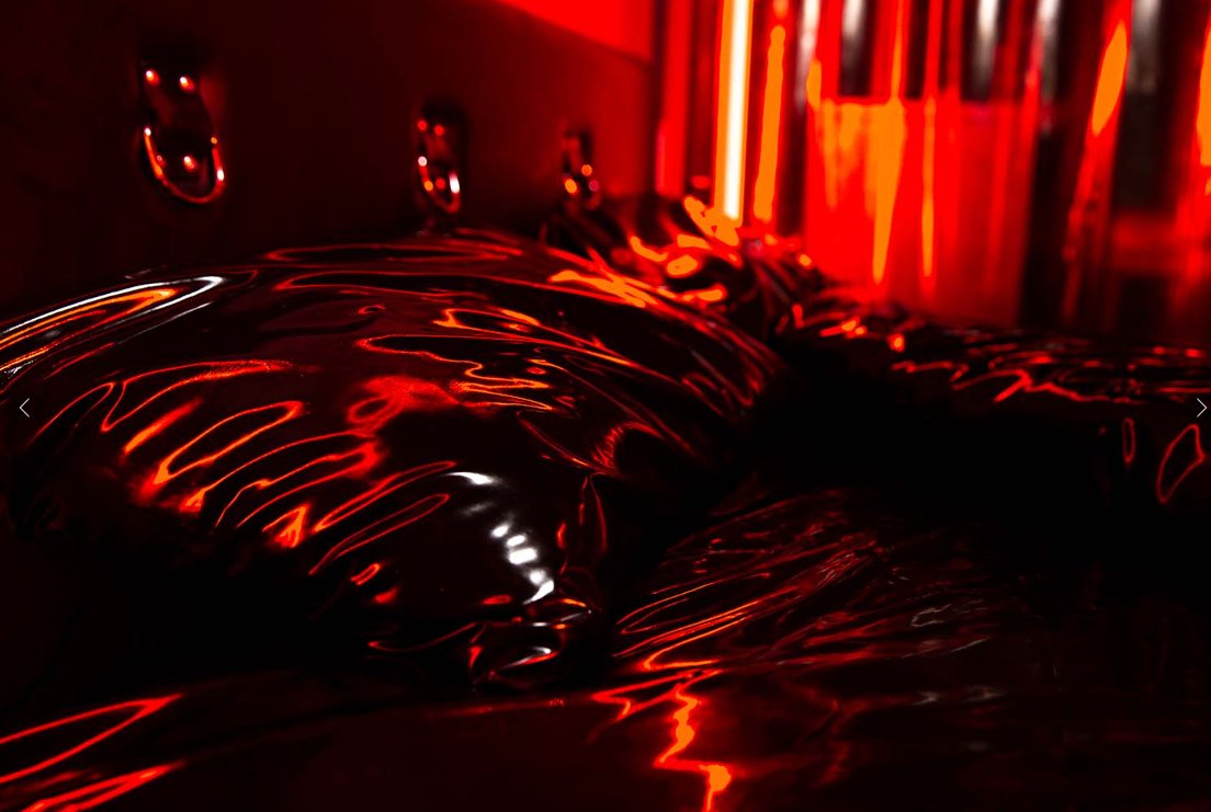 Latex Rubber Pillow Case, Black from REGULATION.