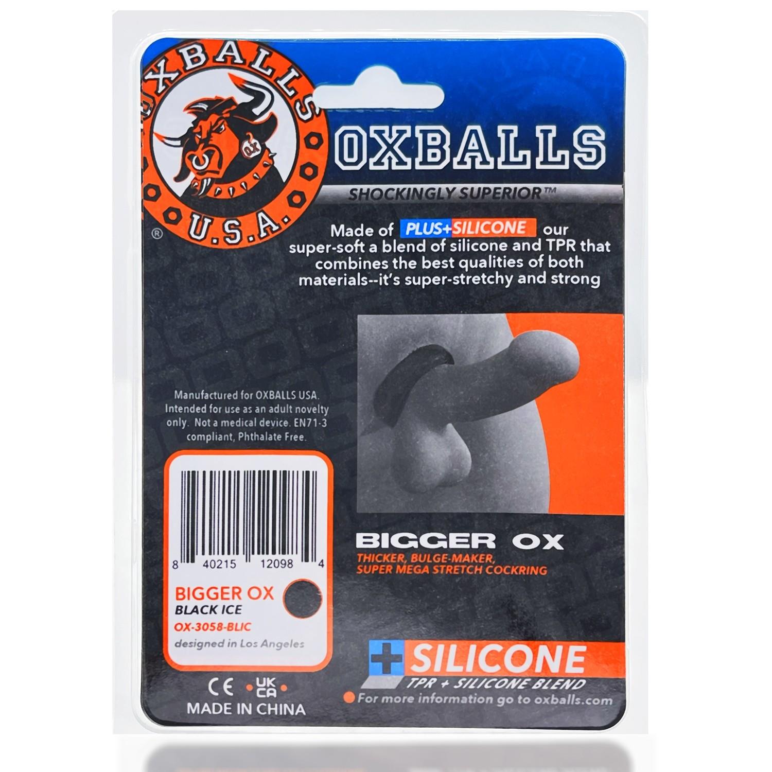OXBALLS Bigger Ox, Black Ice from Oxballs.