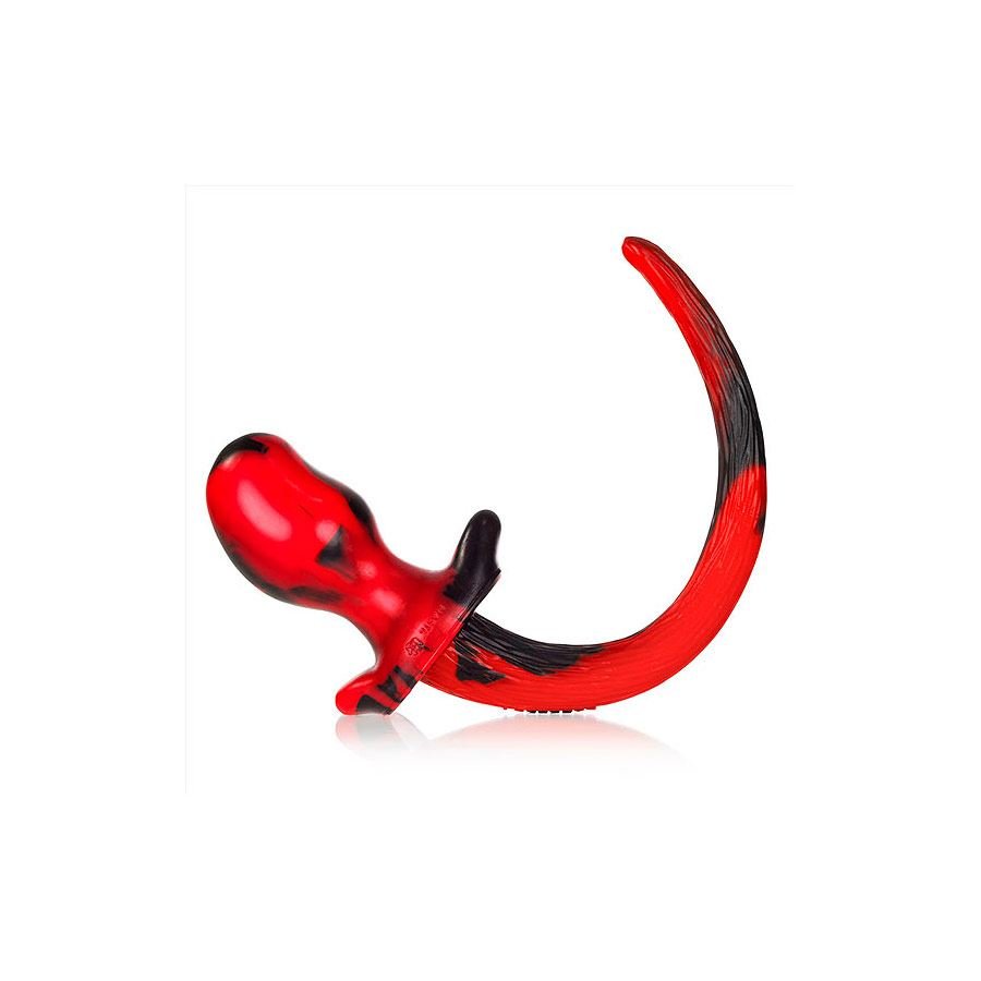 OXBALLS Silicone Swirl Tail, Red from Oxballs.