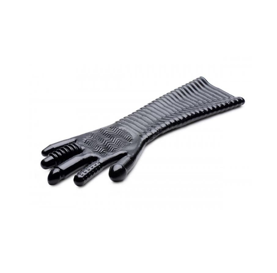 Pleasure Fister Textured Glove, Arm Length from Master Series.