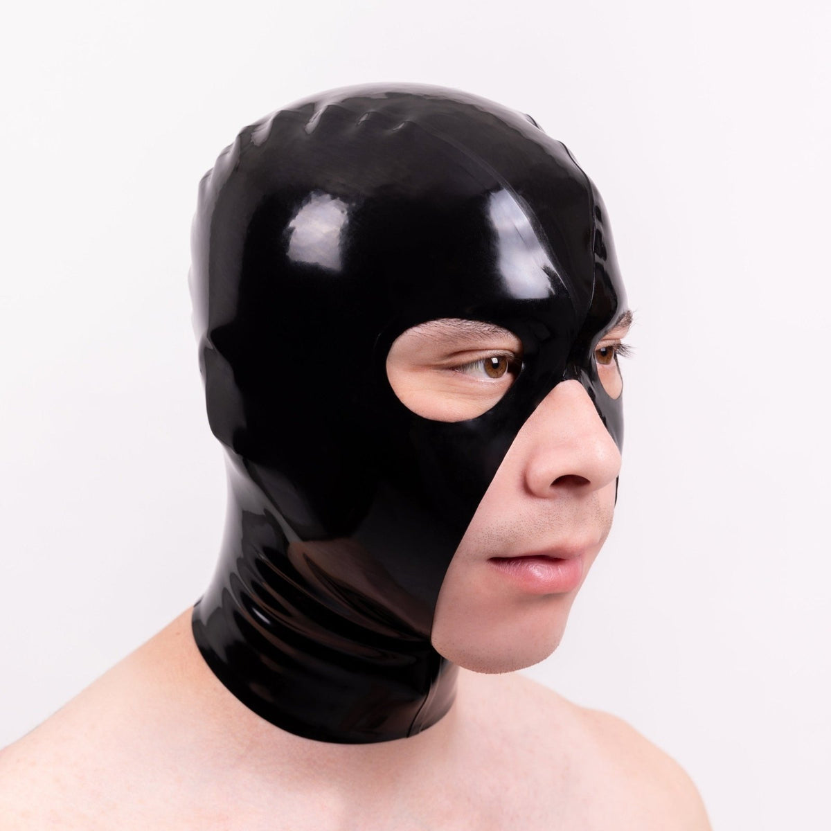 Rubber Cocksucker Hood, Open Face, Pull-On, Open Eyes | REGULATION